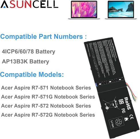 بطارية لابتوب نوت بوك من اسونسيل لسلسلة ديل لاتيتيود E6320 E6330 E6430S E6220 E6230 E6120، متوافقة مع بي ان FRR0G UJ499 TPHRG KJ321 Y61CV in Saudi Arabia