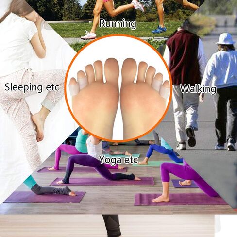 Hoogoo Pinky Toe Sleeves 10pcs with Hole, Toe Protecters Covers for Small Toe, Protect Toe from Rubbing, Ingrown Toenails, Corns, Blisters, Hammer Toes and Other Painful Toe Problems in Saudi Arabia