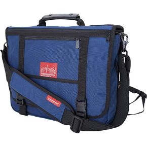 Manhattan Portage Wallstreeter W/Back Zipper, Dark Brown, One Size