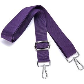 S&loyoe Silver Buckle Purse Straps Replacement Crossbody Bag Strap Adjustable Wide Guitar Straps for Handbags 1.5inch