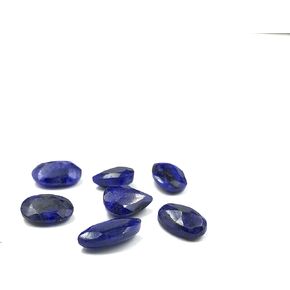 Natural African Blue Sapphire 100.00 Ct Lot of 7 Pcs Mix Shape Gemstones, Blue Sapphire Gemstone Lot For Sale