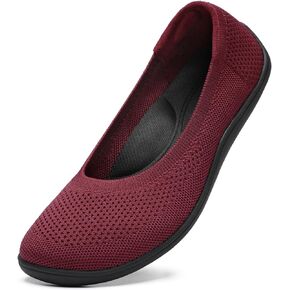 Wide Toe Box Women Flat Shoes with Arch Support Comfort for Bunions