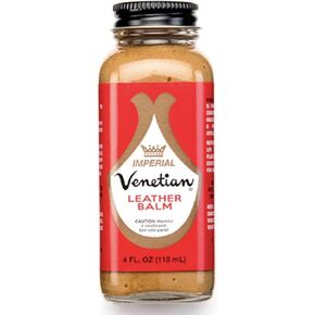 Imperial Leather Balm - Leather Conditioner for Shoes, Boots, Bags, Couches, & More- 4oz- Light Brown in Kuwait