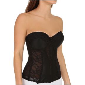 Va Bien Women's Plus Size Lace Hourglass Bustier