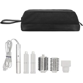 حقيبة سفر Buwico Airwrap لـ Dyson/Shark Flexstyle، حقيبة سفر لـ Dyson Airwrap/Shark Flexstyle مصفف شعر كامل ومرفقات، حقيبة سفر لمجفف شعر Dyson/Shark
