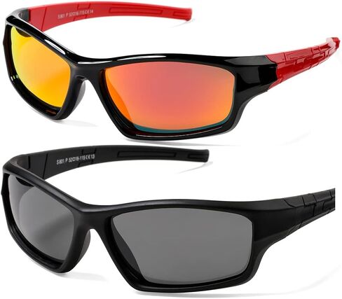 Pro Acme Kids Polarized Sports Sunglasses for Boys and Girls Rubber Baseball Youth Wrap Shades with UV Protection in Saudi Arabia