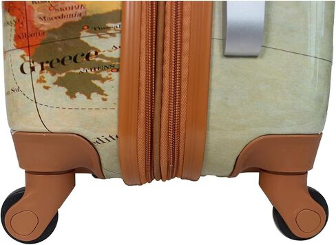 World Traveler Europe (Set of 4-Piece) Spinner Luggage Set with TSA Lock, Brown,Zippered Divider in Saudi Arabia