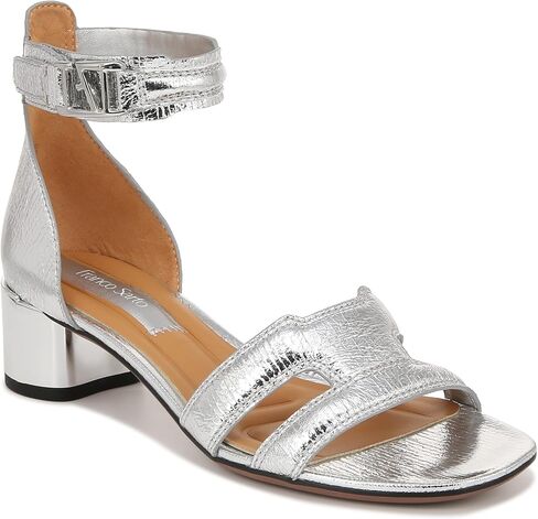 Franco Sarto Women's Nora Ankle Strap Low Block Heel Sandal Heeled in Saudi Arabia
