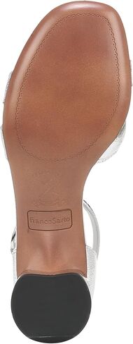 Franco Sarto Women's Nora Ankle Strap Low Block Heel Sandal Heeled in Saudi Arabia