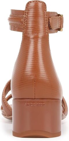 Franco Sarto Women's Nora Ankle Strap Low Block Heel Sandal Heeled in Saudi Arabia