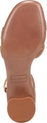 Franco Sarto Women's Nora Ankle Strap Low Block Heel Sandal Heeled in Saudi Arabia