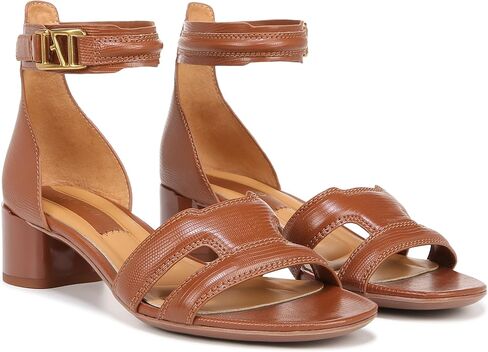 Franco Sarto Women's Nora Ankle Strap Low Block Heel Sandal Heeled in Saudi Arabia