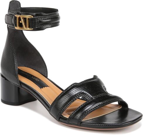 Franco Sarto Women's Nora Ankle Strap Low Block Heel Sandal Heeled in Saudi Arabia