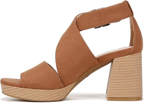 Scholl's Women's Maya Block Heel صندل بكعب عالٍ in Kuwait