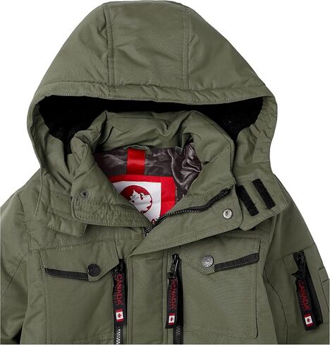 CANADA WEATHER GEAR Boys' Classic Insulated Parka Jacket in Saudi Arabia