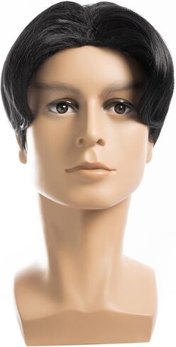 FESTIVAL PARTY Blonde Super Star Short Wig, for Men and Women, Heat Resistant Fiber Synthetic, Costume Halloween Cosplay and Party in Saudi Arabia