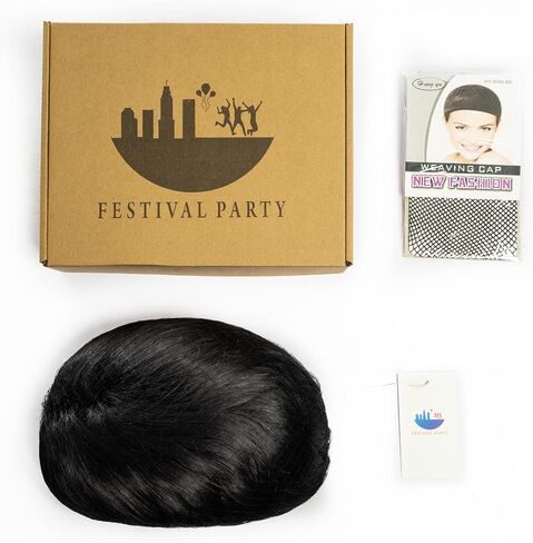 FESTIVAL PARTY Blonde Super Star Short Wig, for Men and Women, Heat Resistant Fiber Synthetic, Costume Halloween Cosplay and Party in Saudi Arabia