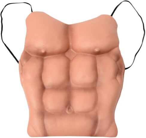 2pcs Muscle Suits Makeup Fancy Dress Mucle Suit Men Fake Muscle Fake Abs Fake Muscle Men Muscle Suit Men Muscle Prop Costumes for Men Artificial Fake Muscle Clothing Man Chest Pad in Saudi Arabia