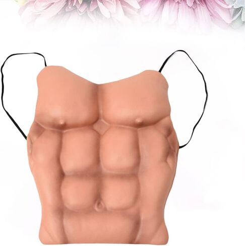 2pcs Muscle Suits Makeup Fancy Dress Mucle Suit Men Fake Muscle Fake Abs Fake Muscle Men Muscle Suit Men Muscle Prop Costumes for Men Artificial Fake Muscle Clothing Man Chest Pad in Saudi Arabia