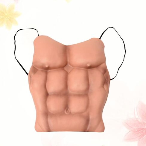 2pcs Muscle Suits Makeup Fancy Dress Mucle Suit Men Fake Muscle Fake Abs Fake Muscle Men Muscle Suit Men Muscle Prop Costumes for Men Artificial Fake Muscle Clothing Man Chest Pad in Saudi Arabia