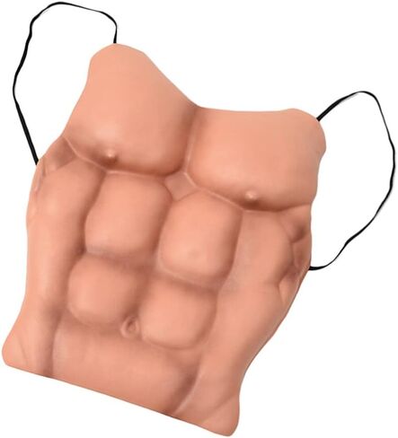 2pcs Muscle Suits Makeup Fancy Dress Mucle Suit Men Fake Muscle Fake Abs Fake Muscle Men Muscle Suit Men Muscle Prop Costumes for Men Artificial Fake Muscle Clothing Man Chest Pad in Saudi Arabia
