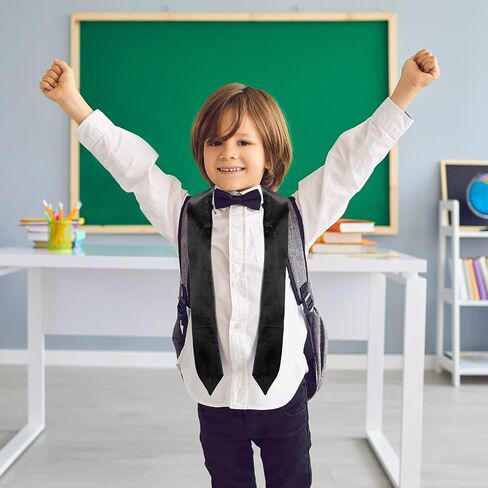 Hanaive 6 Pcs 45 Inch Unisex Preschool Graduation Stole Kindergarten Plain Black Graduation Sash for Kids Graduation in Saudi Arabia