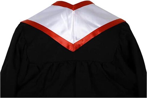 Del Mex Unisex Adult Plain Graduation Honor Stole Sash with Trim in Saudi Arabia