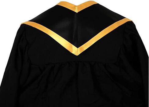 Del Mex Unisex Adult Plain Graduation Honor Stole Sash with Trim in Saudi Arabia