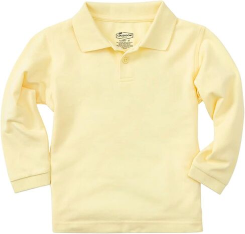 قميص بولو بأكمام طويلة للجنسين مطبوع عليه صورة البيك من Classroom in Kuwait