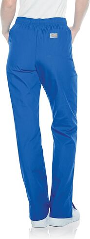 Landau 5 Pockets, Modern Tailored Fit, Straight Leg Scrub Pants 83223 Royal Blue PLG in Saudi Arabia