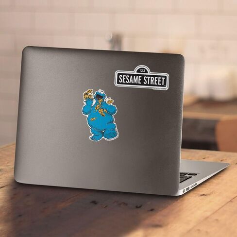 Sesame Street Grover Youth Kids Boys & Girls Hoodie & Stickers, Blue in Saudi Arabia