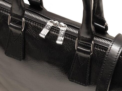 حقيبة كمبيوتر محمول رفيعة من Floto Milano باللون البني in Kuwait