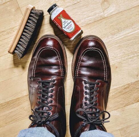 Imperial Leather Balm - Leather Conditioner for Shoes, Boots, Bags, Couches, & More- 4oz- Light Brown in Kuwait