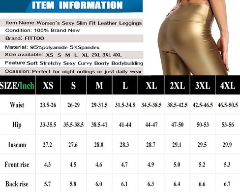FITTOO Women's Faux Leather Pants High Waisted Pu Leggings Stretchy Black Tights in Saudi Arabia