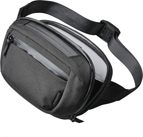 ALPAKA Bravo Waist Pack - iPad Mini, Nintendo Switch, and Other Electronics Organizer - Versatile Carrying Case - Weatherproof Axoflux Black 600D Fabric in Saudi Arabia