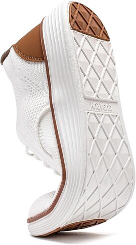 حذاء رياضي رجالي من GUBARUN ذو شبكة أوكسفورد خفيف الوزن برباط كاجوال للعمل in Kuwait