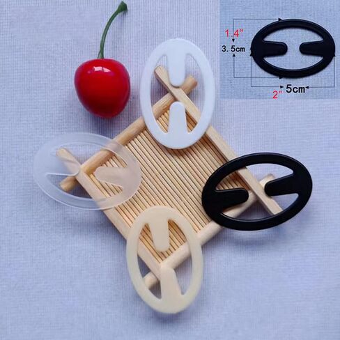 زوج واحد من حزام حمالة الصدر منخفض الظهر من اسجبا مع خطافين باللون الاسود و8 قطع مشابك لحمالة الصدر للنساء بلون اسود, أسود in Kuwait