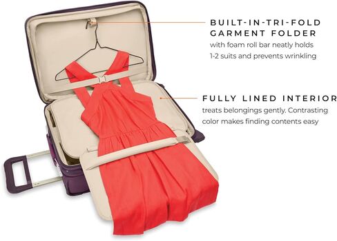 Briggs & Riley Baseline Uprights، Plum، 22 بوصة، حقيبة أساسية أساسية in Kuwait