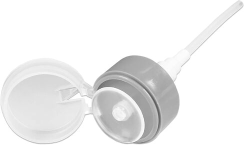 بيوتيكوم 9 أوقية الكحول المسمى دفع أسفل زجاجة ضخ السائل فارغة، المهنية، الشخصية، مختبر، طبيب الأسنان، صالون، العناية بالأظافر، استخدام المستشفى (9 أوقية، رمادي مع الكحول مطبوع) in Kuwait