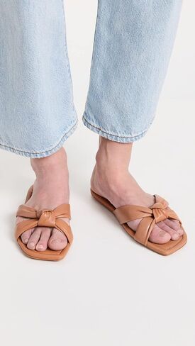 Stuart Weitzman Women's Playa Knot Flat Slides in Saudi Arabia