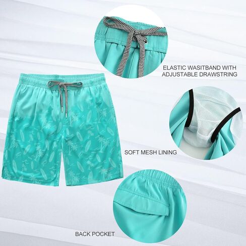 شورت سباحة رجالي من HODOSPORTS مقاس 9 بوصات متغير الألوان وممتع in Kuwait