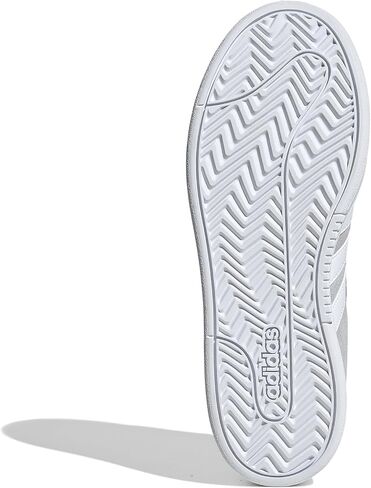 adidas Women's Grand Court Alpha Sneaker, Grey/White/Silver Metallic, 11 in Saudi Arabia