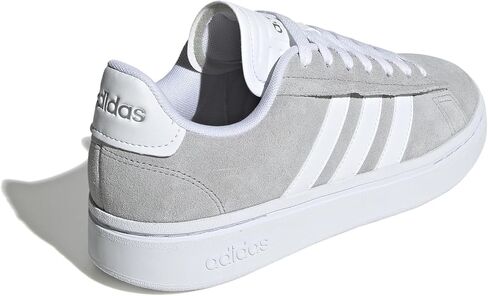 adidas Women's Grand Court Alpha Sneaker, Grey/White/Silver Metallic, 11 in Saudi Arabia