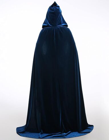 daizbella عصر النهضة عباءة مقنعين عباءة مخملية مقنعين كيب عيد الميلاد زي الهالوين التأثيري عباءة القرون الوسطى in Kuwait