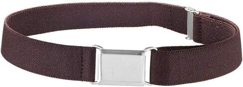 ZoneStar Fashion Boys Girls Kids and Baby Magnetic Belt Adjustable Elastic Dress Stretch Belt with Silver Buckle in Saudi Arabia