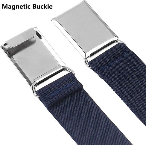 ZoneStar Fashion Boys Girls Kids and Baby Magnetic Belt Adjustable Elastic Dress Stretch Belt with Silver Buckle in Saudi Arabia