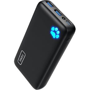 INIU Portable Charger, 20W PD3.0 Fast Charging Slimmest 10000mAh Power Bank, USB C in/Out QC4+ Battery Pack, Portable Phone Charger for iPhone 15 14 13 12 11 Pro Samsung S22 S21 Google AirPods iPad