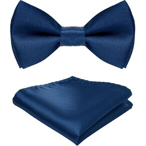 ربطة عنق كلاسيكية للأطفال، ربطة عنق قابلة للتعديل مع منديل لحفلات زفاف الأطفال in Kuwait