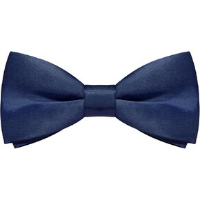 Bow Ties for Boys Pre-tied Boys Bow Tie Adjustable Kids Bow Tie Solid Color Bowtie for Graduation/Party/School/Casual