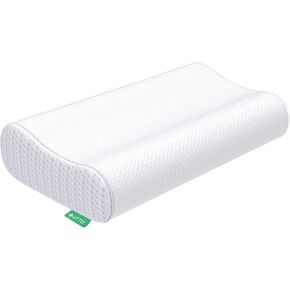 UTTU Cervical Pillow for Neck Pain Relief, Memory Foam Neck Pillow for Sleeping, Contour Cooling Pillow for Side Sleeper, Adjustable Orthopedic Sandwich Pillow, CertiPUR-US, Queen Size